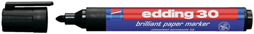 Viltstift edding 30 brilliant rond 1.5-3mm zwart 1 Stuk