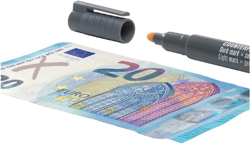 Valsgeld detectiepen Safescan 30 grijs 1 Stuk