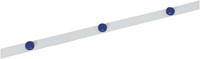 Metaalband MAUL 1mx35mm zelfklevend wit + magneten 1 Stuk