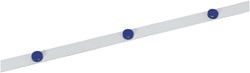 Metaalband MAUL 1mx35mm zelfklevend wit + magneten 1 Stuk