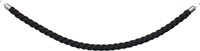 Afzetkoord Securit 150cm zwart chroome knop 1 Stuk-3