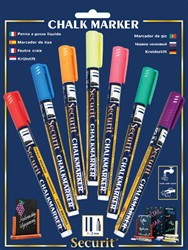 KRIJTSTIFT SECURIT SMA-100 ROND 1-2MM ASS 7 Stuk