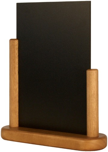Krijtbord Securit 230x200x60mm teak hout 1 Stuk