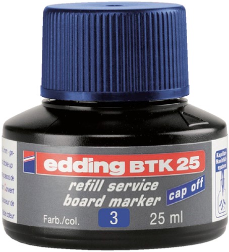 Viltstiftinkt edding BTK25 voor whiteboard blauw 1 Stuk