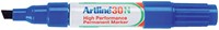 Viltstift Artline 30 schuin 2-5mm blauw 1 Stuk
