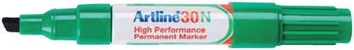 Viltstift Artline 30 schuin 2-5mm groen 1 Stuk
