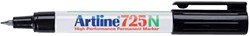 Fineliner Artline 725 rond F zwart 1 Stuk