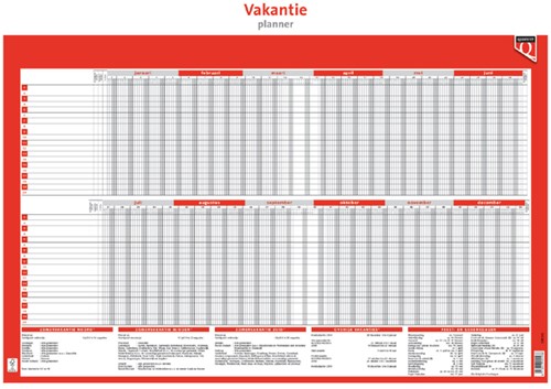 Vakantieplanner 2027 Quantore 1 Stuk