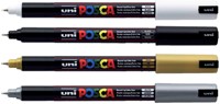 Verfstift Posca PC3M F aquagroen 1 Stuk-2