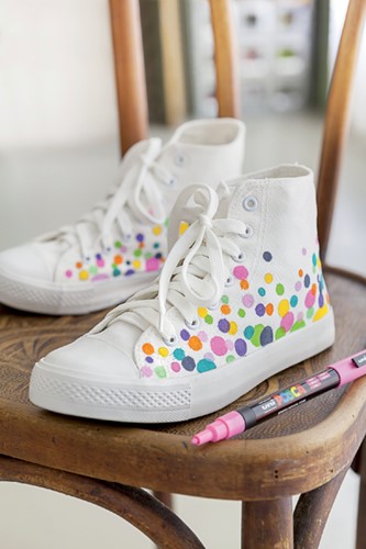 Paintmarker Uni POSCA PC3M F paars 1 Stuk-3