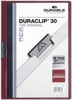 Klemmap Durable Duraclip A4 3mm 30v aub 1 Stuk