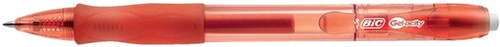 Gelschrijver Bic Gelocity M rood 1 Stuk