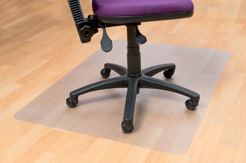 Stoelmat Floortex PVC 120x150cm harde vloeren 1 Stuk