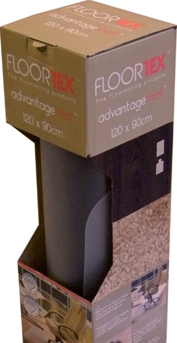 Stoelmat Floortex PVC 120x90cm harde vloer retail 1 Stuk