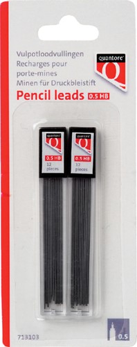 Potloodstift Quantore 0.5mm hb 24 Stuk