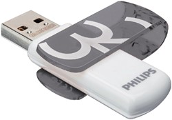 USB stick 2.0 Philips Vivid USB-A 32GB grijs 1 Stuk