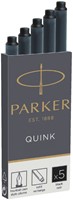 Inktpatroon Parker Quink permanent zwart 5 Stuk-2