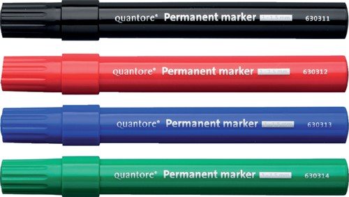 Viltstift Quantore perm rond 1-1.5mm blauw 1 Stuk-2