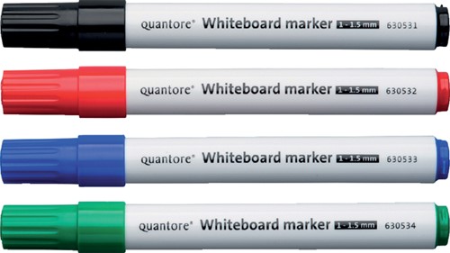 Whiteboardmarker Quantore rond 1-1.5mm blauw 1 Stuk-2