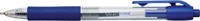 Balpen Quantore rubberen grip drukknop blauw 1 Stuk-2