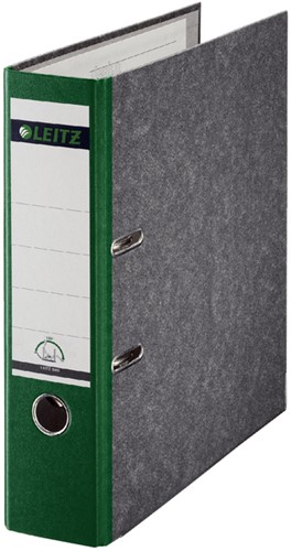 Ordner Leitz 1080 180° 80mm karton A4 groen 1 Stuk