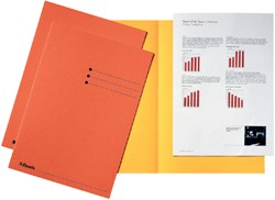 Vouwmap Esselte A4 manilla 180gr oranje 1 Stuk