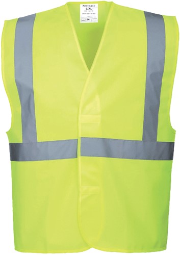Veiligheidsvest portwest C472 fluor geel L XL 1 Stuk