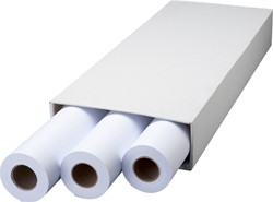 Inkjetpapier Quantore Plot 90gr 610mmx50m CAD/GIS 3 Rol
