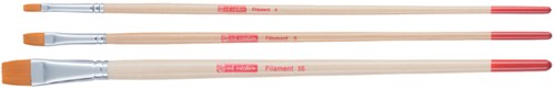 Penseel Talens Art Creation filament plat 3st ass 3 Set-3
