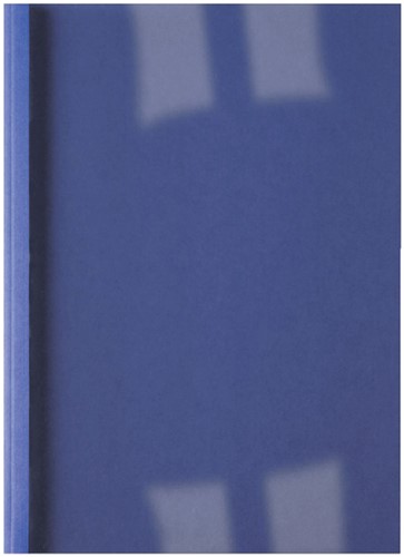 Thermische omslag GBC A4 3mm linnen donkerblauw 100 Stuk