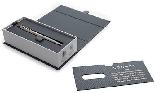 Balpen Parker Sonnet GT M roestvrij staal 1 Stuk-1