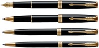 Rollerpen Parker Sonnet GT F lak zwart 1 Stuk-1
