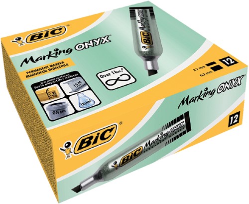 Viltstift Bic 1481 onyx schuin M zwart 1 Stuk-3