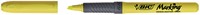 Markeerstift Bic brite liner grip geel 1 Stuk