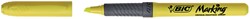 Markeerstift Bic brite liner grip geel 1 Stuk