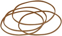 Elastiek Standard 18 80x1.5mm 100gr 330st bruin 100 Gram