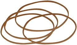 Elastiek Standard 18 80x1.5mm 100gr 330st bruin 100 Gram