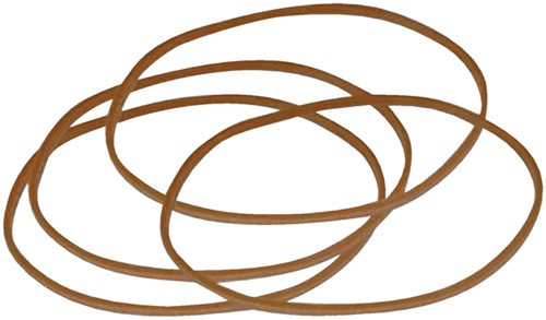 Elastiek Standard 22 100x1.5mm 1kg 2660st bruin 1 Kilogram