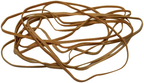 Elastiek Standard 24 150x1.5mm 500gr 880st bruin 500 Gram