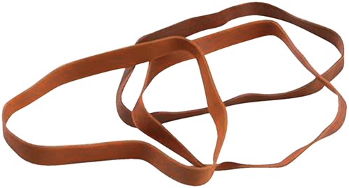 Elastiek Standard 77 120x8mm 1kg 440st bruin 1 Kilogram