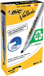 Whiteboardmarker Bic 1751 schuin L assorti 4 Stuk