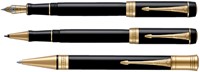 Vulpen Parker Duofold Classic 18k GT F zwart 1 Stuk-2