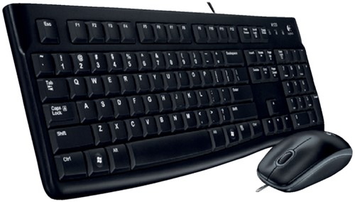 Toetsenbord Logitech MK120 Qwerty muis USB zwart 1 Stuk-3