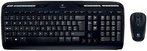 Toetsenbord Logitech MK330 Qwerty muis drl zwart 1 Stuk-1