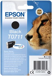 Inktcartridge Epson T0711 zwart 1 Stuk