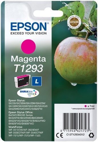 Inktcartridge Epson T1293 rood 1 Stuk