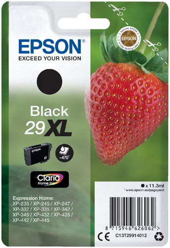 Inktcartridge Epson 29XL T2991 zwart 1 Stuk