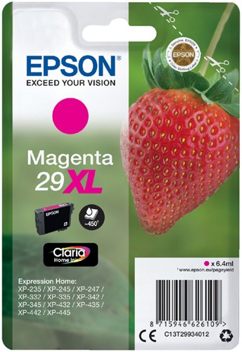 Inktcartridge Epson 29XL T2993 rood 1 Stuk