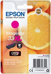 Inktcartridge Epson 33XL T3363 rood 1 Stuk