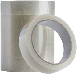 Plakband Quantore 25mmx66m grote kern tr 1 Stuk